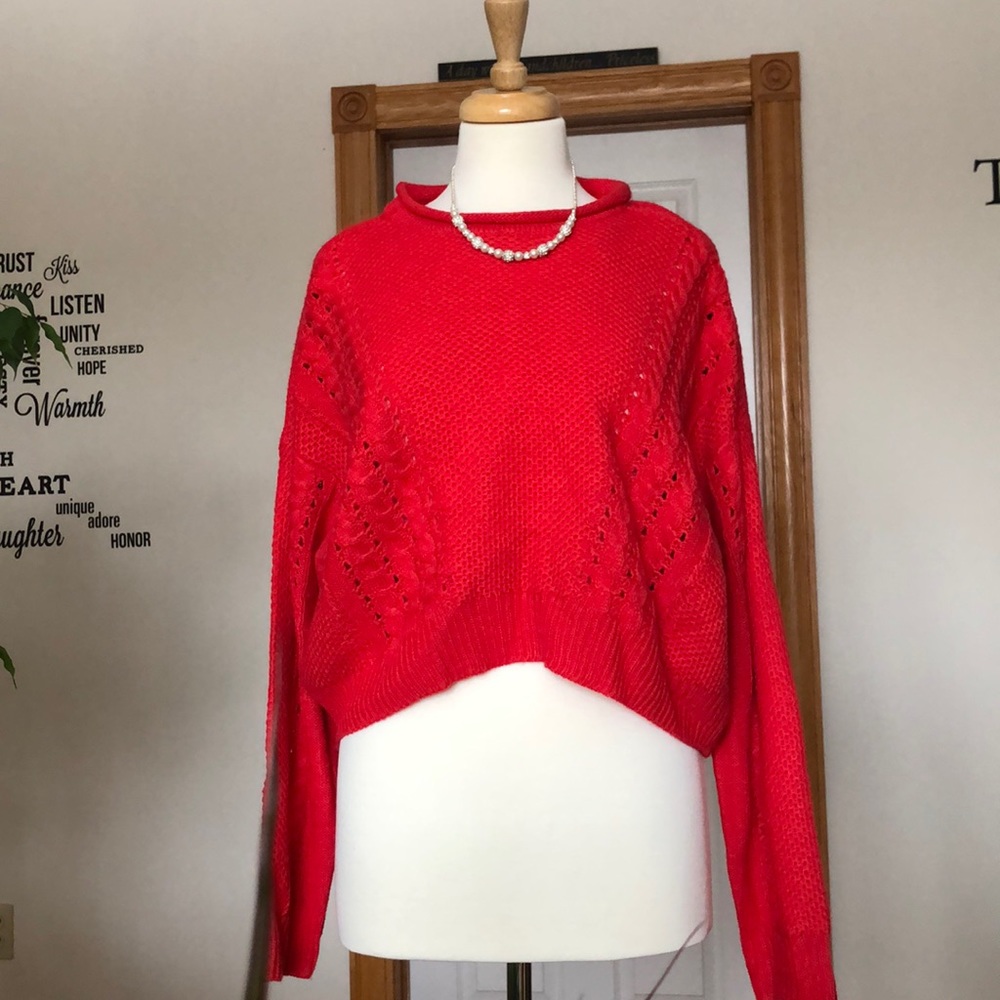 Charlotte Russe Red Sweater